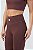 Legging Push Up Bicolor com Listra Poliamida Marrom Café MC Fitness - Imagem 3