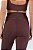 Legging Push Up Bicolor com Listra Poliamida Marrom Café MC Fitness - Imagem 5