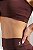 Calça Flare com Abertura Powerpolift Marrom Cacau MC Fitness - Imagem 3
