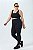 Legging Push Up com Bolso Poliamida Plus Size Preto MC Fitness - Imagem 1