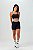 Bermuda Bicolor com Listra Poliamida Preto MC Fitness - Imagem 1