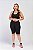 Bermuda Ciclista Poliamida Plus Size Preto MC Fitness - Imagem 1
