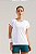 Blusa Baby Tee Microfibra Branco MC Fitness - Imagem 1