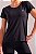 Blusa Baby Tee Village Dry Preto MC Fitness - Imagem 2