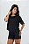 Blusa Ampla Village Dry Preto MC Fitness - Imagem 1