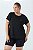 Blusa Village Dry Plus Size Preto MC Fitness - Imagem 1