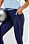 Legging com Bolso e Listra Poliamida Azul Marinho MC Fitness - Imagem 4