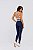Legging com Bolso e Listra Poliamida Azul Marinho MC Fitness - Imagem 5
