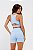 Bermuda Push Up com Bolso Poliamida Azul Frozen MC Fitness - Imagem 4