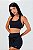 Top Frente Única com Bojo Poliamida Preto MC Fitness - Imagem 1