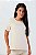 Blusa Manga Curta Raglan Ice Touch Bege Tapioca MC Fitness - Imagem 1