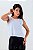 Regata Cropped Furadinho Dry Branco MC Fitness - Imagem 1