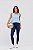 Regata Cropped Furadinho Dry Azul Frozen MC Fitness - Imagem 3