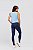 Regata Cropped Furadinho Dry Azul Frozen MC Fitness - Imagem 5