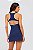 Vestido Bicolor Match Point Microfibra Azul Marinho MC Fitness - Imagem 4