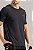 Camiseta Masculina Raglan Village Dry Preto MC Fitness - Imagem 2