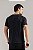Camiseta Masculina Raglan Village Dry Preto MC Fitness - Imagem 3