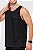 Regata Masculina com Recorte Microfibra e Furadinho Dry Preto MC Fitness - Imagem 2