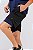 Bermuda Masculina com Forro Dry Fit Preto e Azul Marinho MC Fitness - Imagem 2