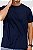 Camiseta Masculina Gola Redonda Ice Touch Azul Marinho MC Fitness - Imagem 2