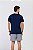 Camiseta Masculina Gola Redonda Ice Touch Azul Marinho MC Fitness - Imagem 3