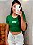 Cropped em Anarruga Manga Curta Fru-Fru Brasil Ref. 1889 - Imagem 2