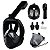 Máscara de mergulho Snorkel Full Face com Revestimento anti-Embaciante Suporte G - Imagem 4