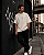 Camisa Oversized Perola Malha Suedine premium - Imagem 1