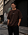 Camisa Oversized malha Suedine Marrom - Imagem 2