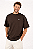 Camisa Oversized malha Suedine Marrom - Imagem 3