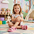 Papete infantil Super macia menina flor e borboletinha - Imagem 1
