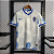 Camisa Brasil Torcedor Masculina Branco e Azul - Imagem 1