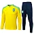 Conjunto de Treino Brasil - Amarelo com detalhes Verdes - Imagem 2