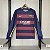 Camisa FC Barcelona Retrô Manga Longa Masculina - Imagem 3