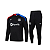 Conjunto de Frio Agasalho Barcelona Masculina 24/25 Azul/ Preto/Vermelho - Imagem 1