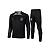 Conjunto de Frio Agasalho Timão Preto e Cinza Masculina - Imagem 1