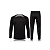 Conjunto de Frio Agasalho Timão Preto e Cinza Masculina - Imagem 3