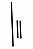 Kit tubo leme preto fosco - Hobie Cat 16 - Imagem 1