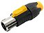 Conector speakon macho 4 polos amarelo 2658 - Imagem 1
