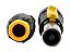 Conector speakon macho 4 polos amarelo 2658 - Imagem 2