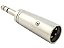 Adaptador xlr macho para p10 stereo macho - Imagem 1