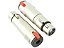 Adaptador xlr femea para p10 stereo femea com trava - Imagem 2