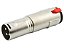 Adaptador xlr macho para p10 stereo femea com trava - Imagem 1