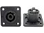 Conector speakon femea 4 polos quadrado 2650 - Imagem 2