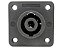 Conector speakon femea 4 polos quadrado 2650 - Imagem 1