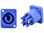 Conector powercon femea azul 2647 - Imagem 2