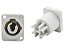 Conector powercon femea branco 2646 - Imagem 2
