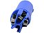Conector powercon macho azul 2645 - Imagem 6