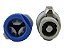 Conector powercon macho branco 2644 - Imagem 2
