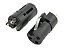 Conector xlr femea 90 graus preto 2643 - Imagem 5